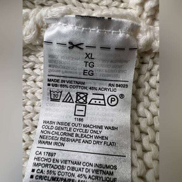 Cárdigan Xl Old navy , cream color - Picture 4 of 4